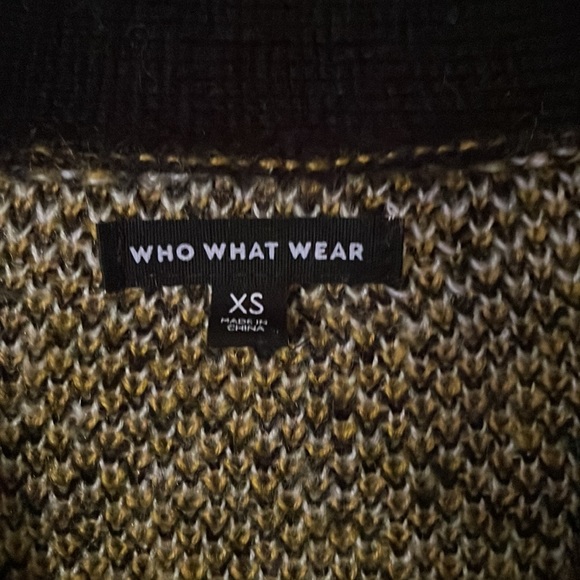 Who What Wear XS Black and Yellow Plaid - Picture 4 of 5